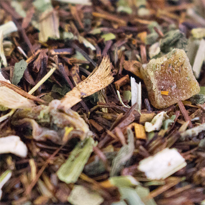 Lose Teemischung von BERLIN – Rooibos, Hanf, Karotte und Mate von Alandas